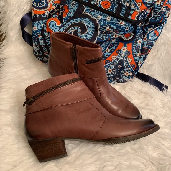 Elite Walking cradles Cayley brown Booties SZ 7.5N - Picture 6 of 8